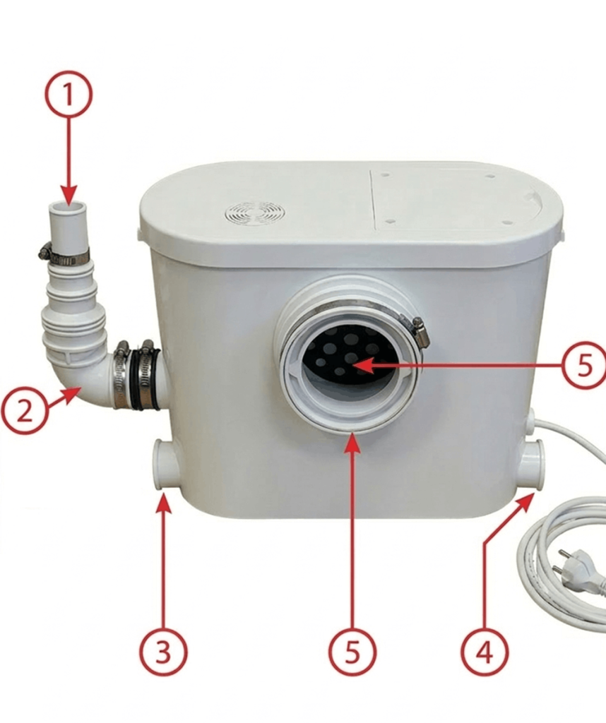 Схема санитарного насоса