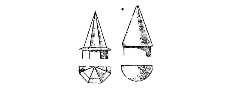 Шпиц – маленькая пирамидальная и коническая