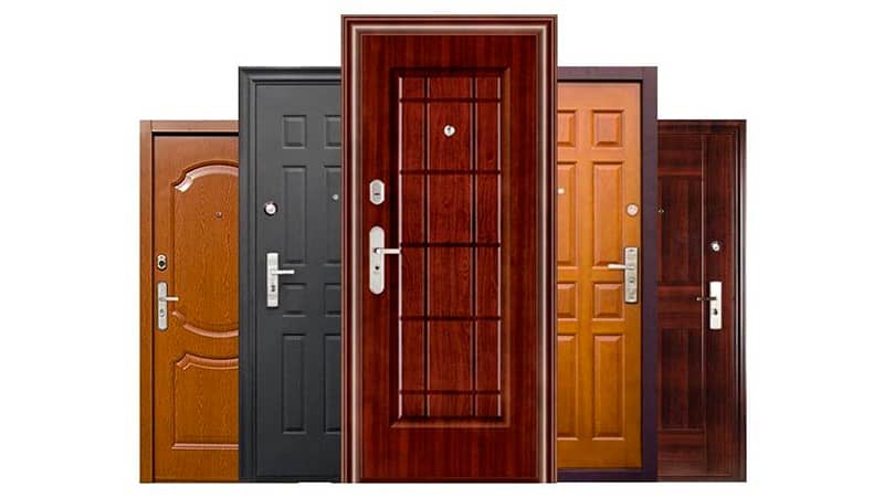 Стандартные размеры входных и межкомнатных дверей с коробкой